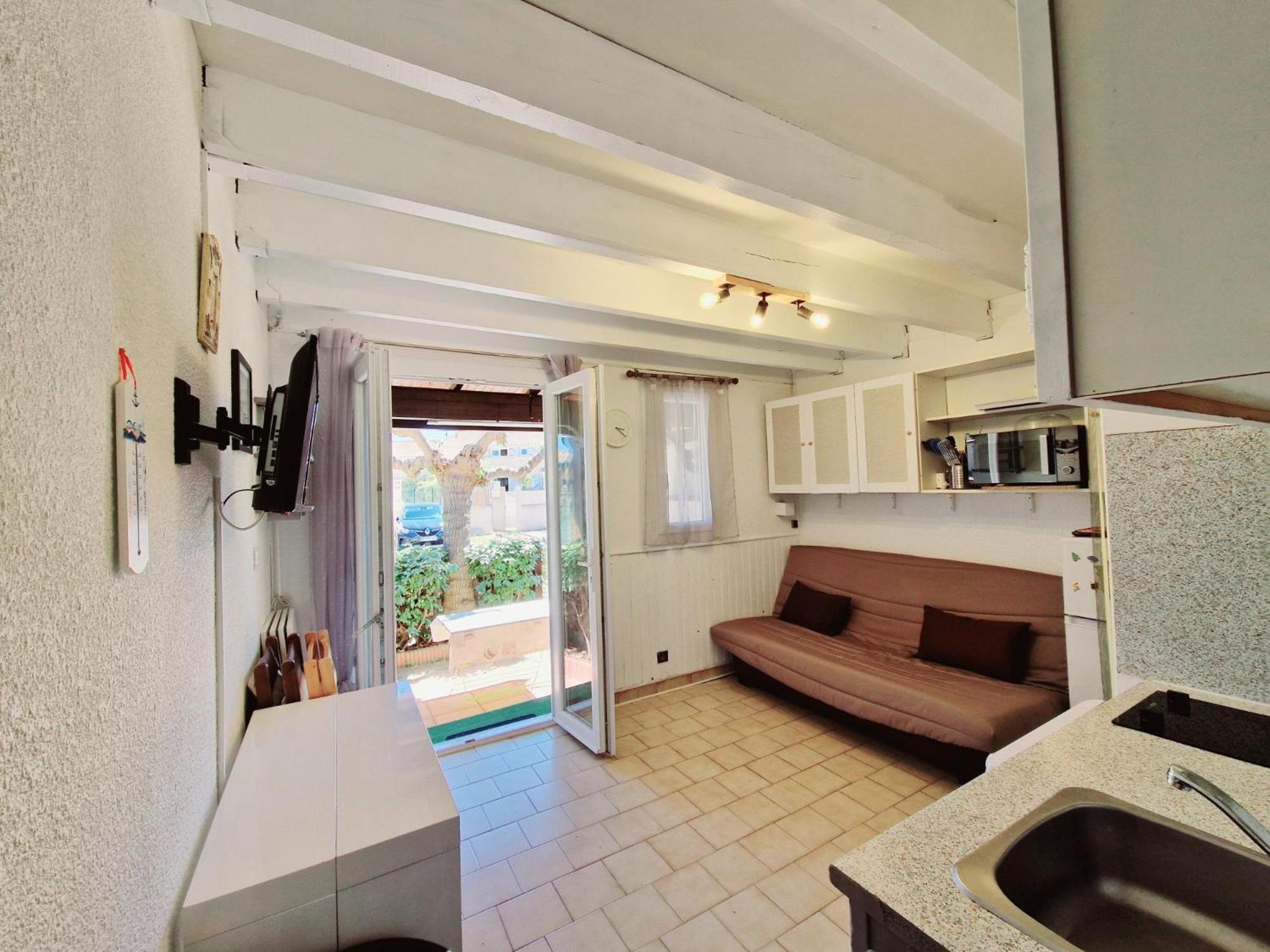 Villa T2 Cabine 500M De La Plage Portiragnes Extérieur photo
